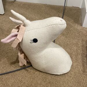 Unicorn plush head